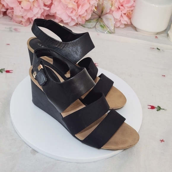 Alfani Wedge Heeled Open Toe Sandals Size 11M - Picture 7 of 11